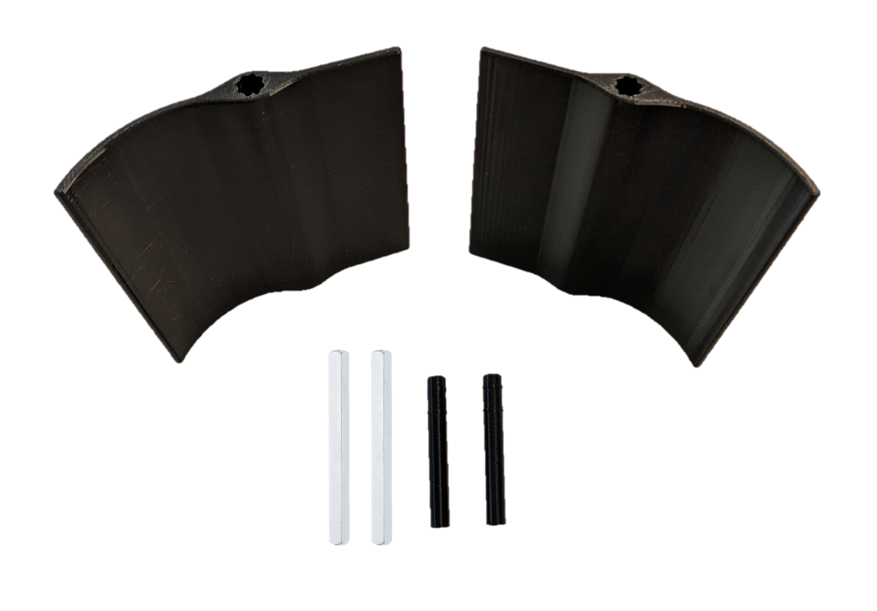 Lüftungsklappen Set - für Tesla Model S / Radiator shutter (Thoat-Louver) Reparatur-Set